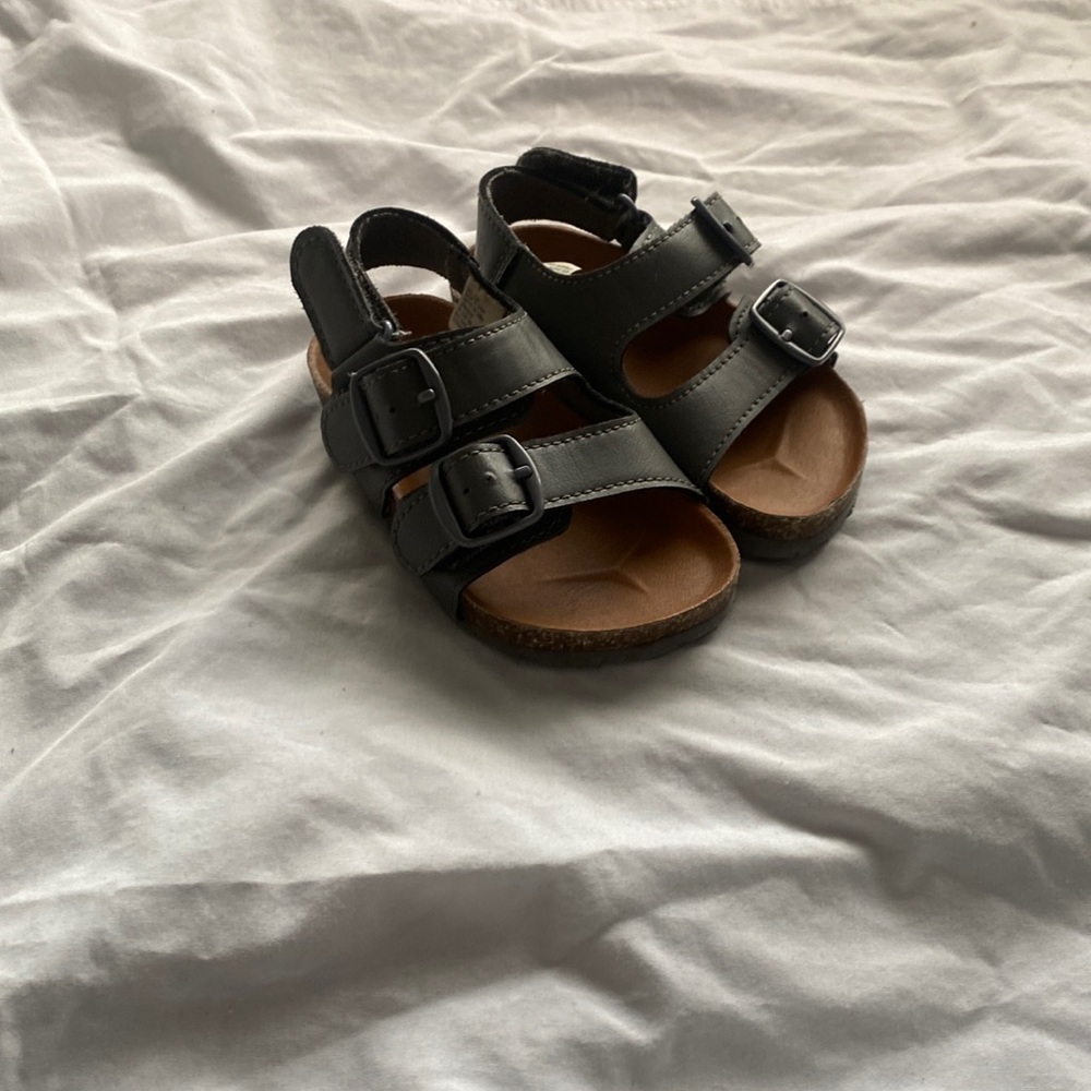 Grey sandals